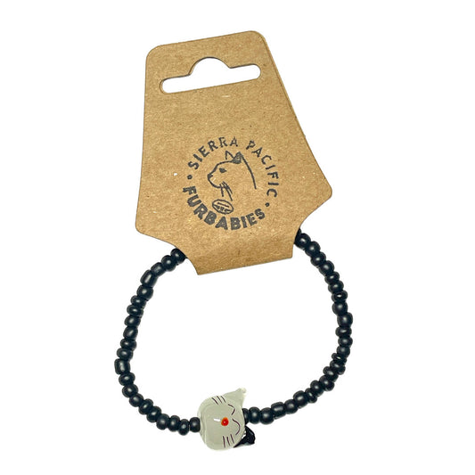 Happy Kitty Bead Bracelet