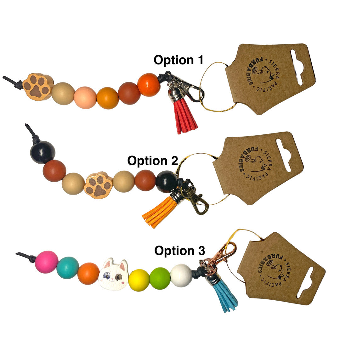 'Jumbo Bead' Keychain