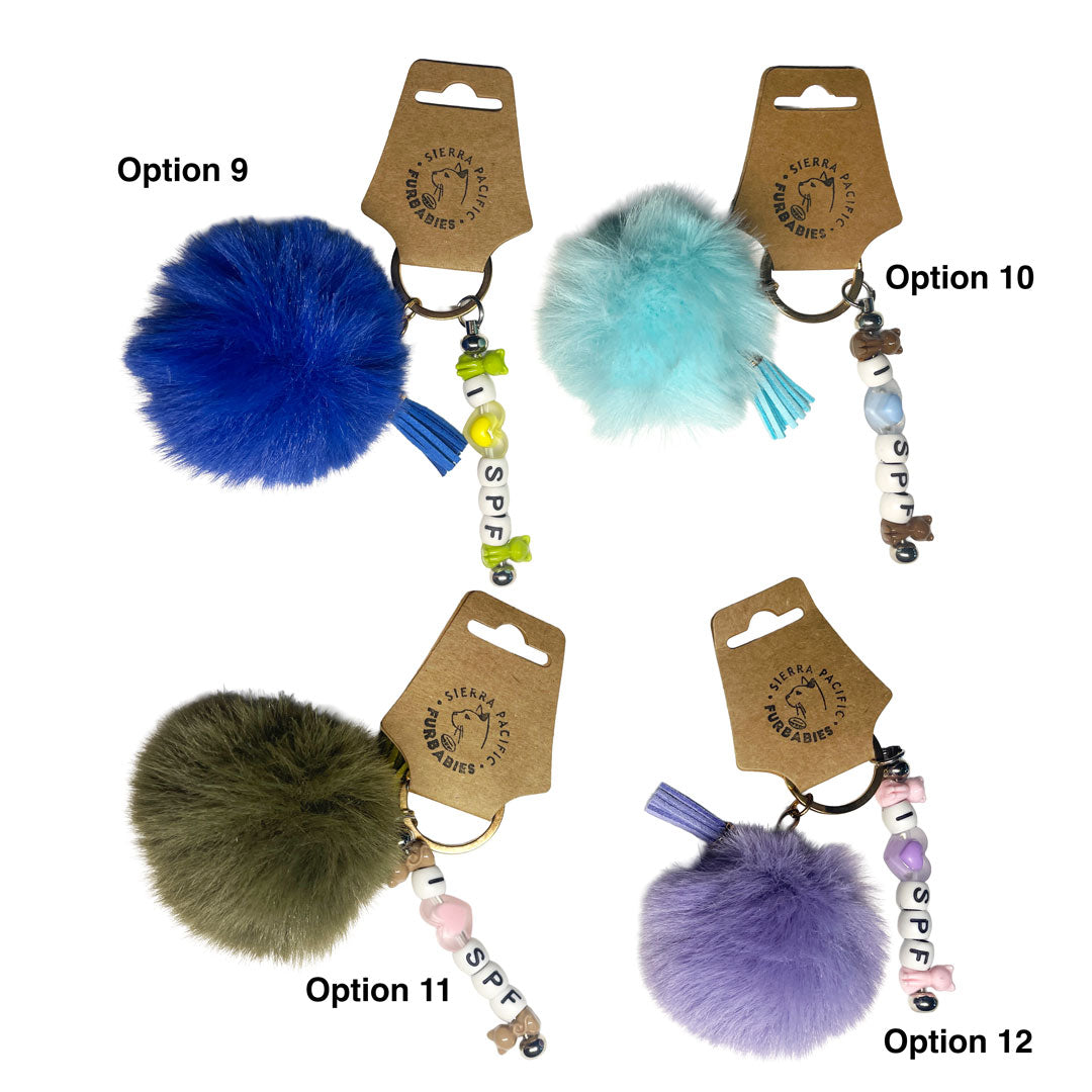 Puff Ball Key Chain